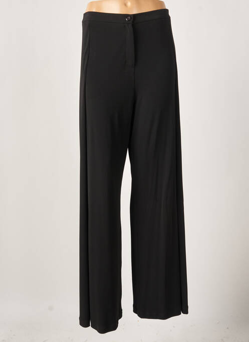 Pantalon droit stretch taille normale noir JAVIER SIMORRA femme