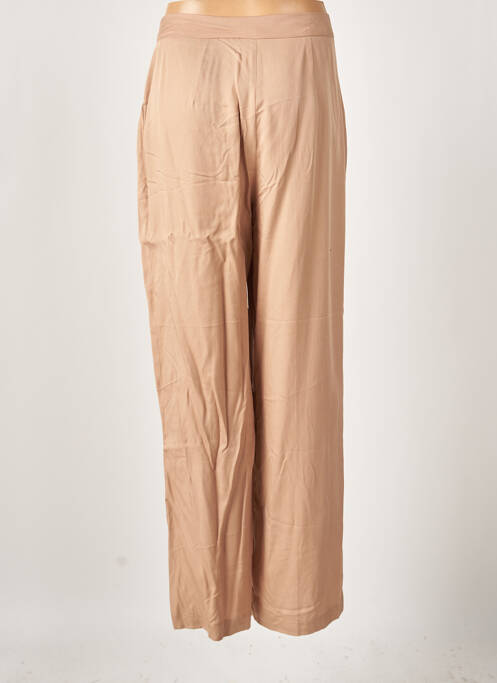 Pantalon droit beige KI ? WHO ARE YOU pour femme
