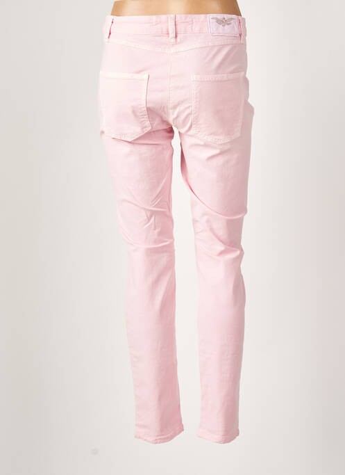 Pantalon droit rose MARC AUREL pour femme