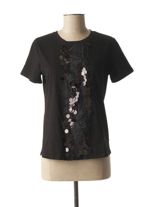 T-shirt noir JAVIER SIMORRA pour femme