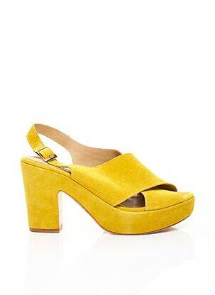 Sandales/Nu pieds jaune FIORINA pour femme