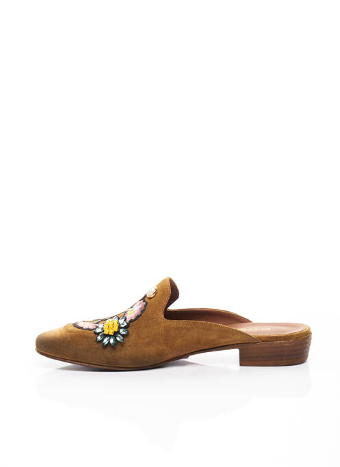 Mules/Sabots marron ELENA LACHI pour femme