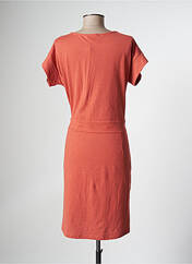 Robe mi-longue orange MASSANA pour femme seconde vue
