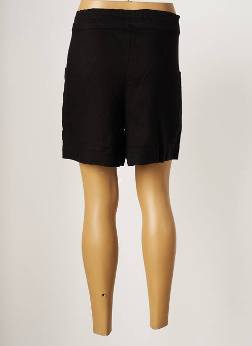 Short noir LA FABRICA DEL LINO pour femme