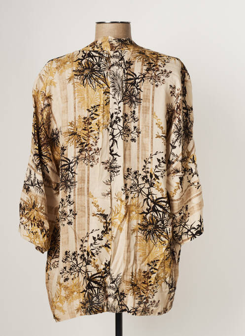 Veste casual beige LAUREN VIDAL pour femme