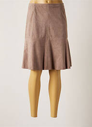 Jupe mi-longue doublure textile gris BETTY BARCLAY femme