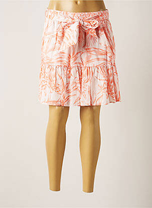 Jupe courte coupe évasée rose TOMMY HILFIGER femme