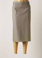 Jupe mi-longue gris PURE BY LUCIA pour femme seconde vue