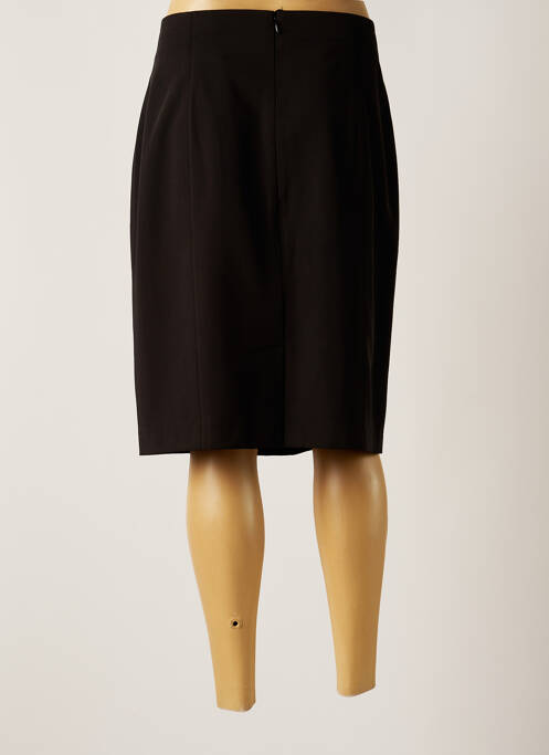 Jupe mi-longue noir APANAGE pour femme