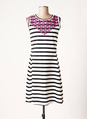 Robe mi-longue sans manche sans manche noir HATLEY femme