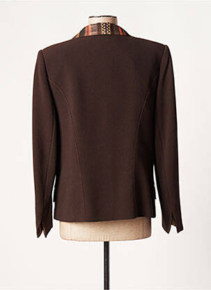 Blazer coupe cintrée marron CHRISTINE LAURE femme