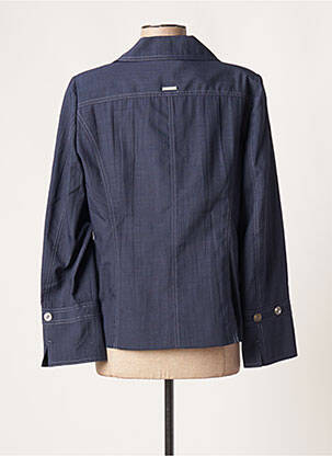 Veste casual epaulette bleu PAUPORTÉ femme