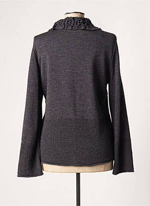 Gilet manches longues coupe cintrée gris CHASSAGNARD femme
