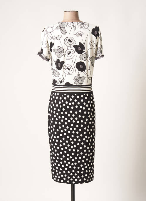 Robe mi-longue noir PAUPORTÉ pour femme