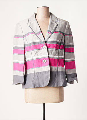 Blazer coupe cintrée gris FRANK WALDER femme