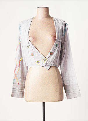 Veste casual coupe cintrée gris ALL BEAUTIFUL femme