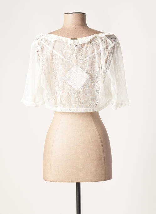 Boléro blanc ALICE ET BARNABE pour femme