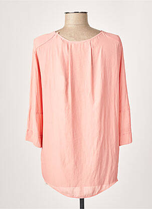 Blouse légère et transparente manches 3/4 orange EDC femme