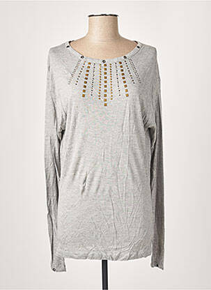 T-shirt manches longues manches longues gris LE PETIT BAIGNEUR femme