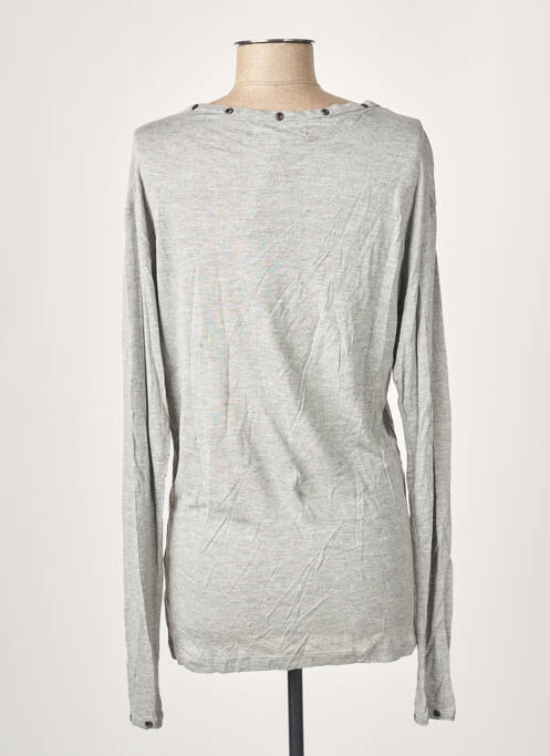 T-shirt manches longues manches longues gris LE PETIT BAIGNEUR femme