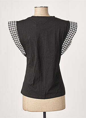 Top stretch manches courtes noir J&H FASHION femme