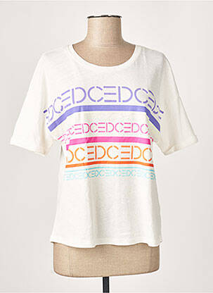 T-shirt blanc EDC BY ESPRIT pour femme