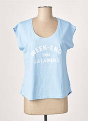 T-shirt bleu WEEK END A LA MER pour femme seconde vue