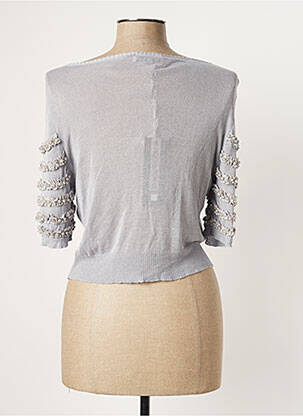 Gilet manches courtes stretch gris AQUAJEANS femme