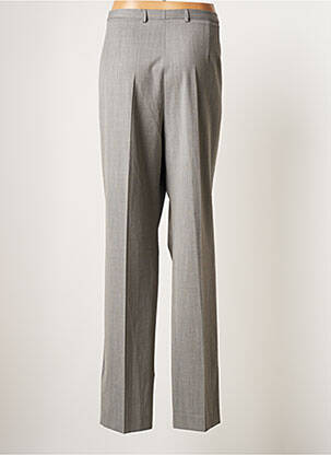Pantalon droit stretch taille normale gris BRUNO SAINT HILAIRE femme