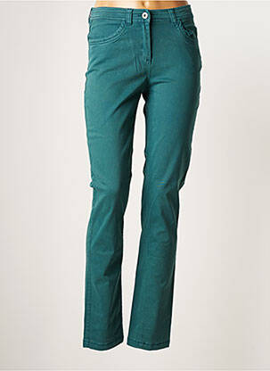 Pantalon slim stretch taille normale vert ESPRIT DE LA MER femme