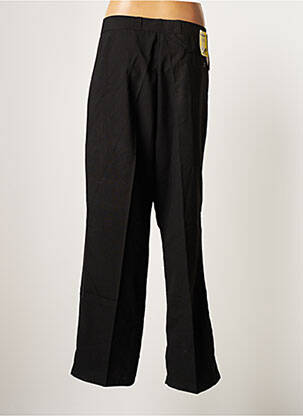 Pantalon droit tissage popeline taille normale noir VÊTRA homme