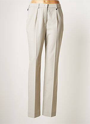 Pantalon chino gris BRUNO SAINT HILAIRE pour femme