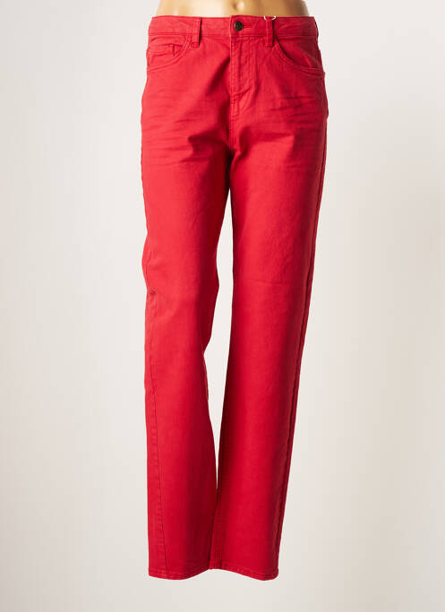 Pantalon droit rouge ESPRIT pour femme
