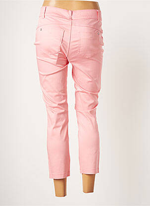 Pantacourt stretch taille normale rose STREET ONE femme
