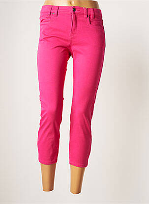 Pantacourt stretch taille normale rose ESPRIT femme