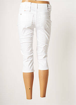 Corsaire stretch taille normale blanc STREET ONE femme