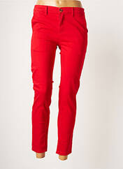Pantalon chino rouge CHATTAWAK pour femme seconde vue