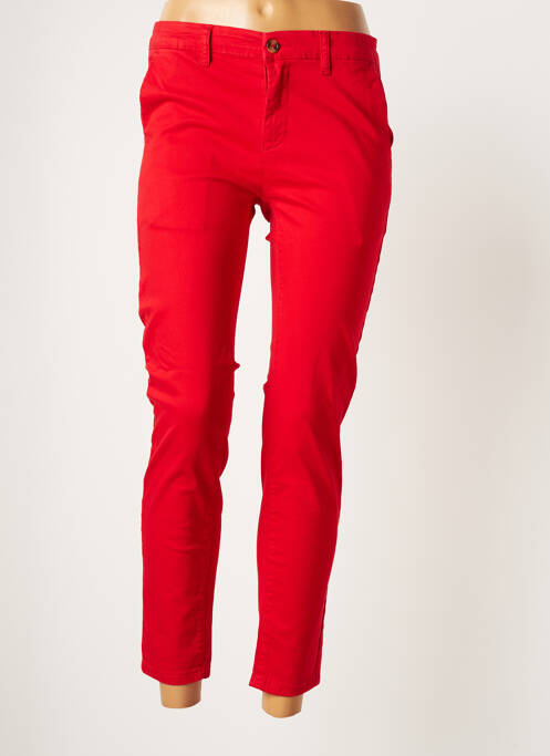 Pantalon chino rouge CHATTAWAK pour femme
