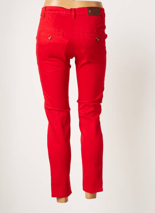 Pantalon chino rouge CHATTAWAK pour femme