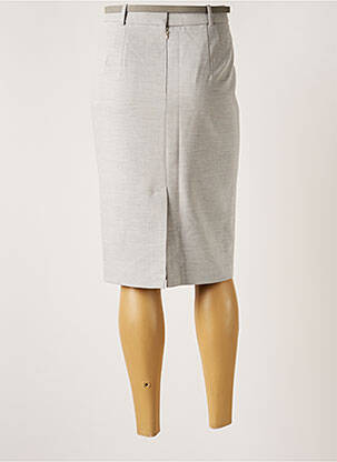 Jupe mi-longue taille normale gris ESPRIT femme