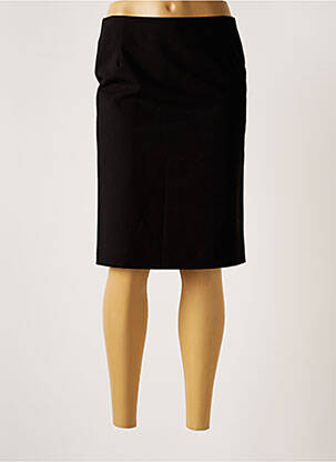Jupe mi-longue coupe droite noir FUEGO WOMAN femme