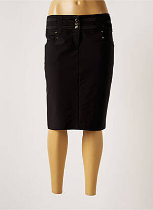Jupe mi-longue stretch noir LASAGRADA femme
