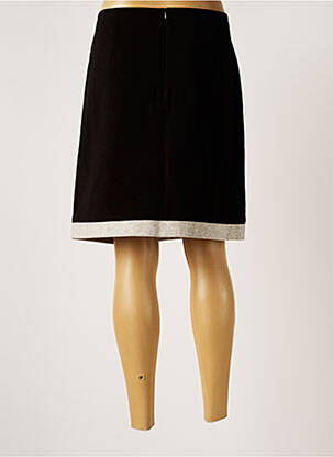 Jupe courte coupe évasée noir POUPEE CHIC femme