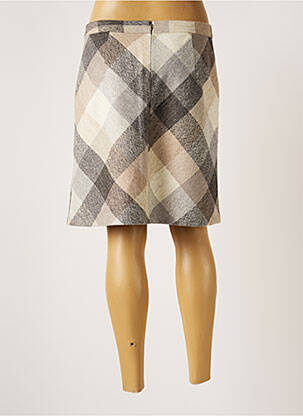 Jupe courte coupe droite gris ESPRIT femme