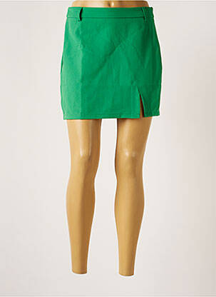 Jupe courte vert KILKY pour femme