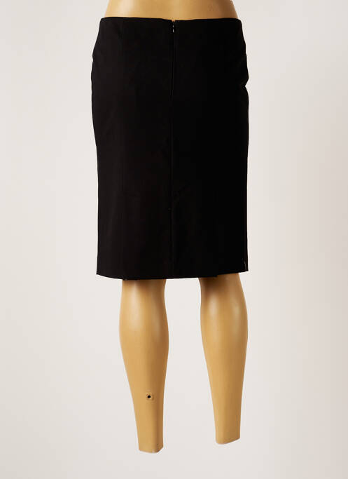 Jupe mi-longue coupe droite noir FUEGO WOMAN femme