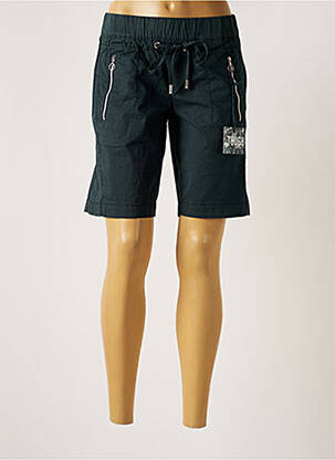 Bermuda taille élastique taille normale vert STREET ONE femme