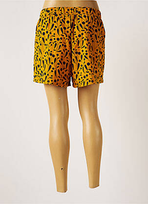 Short taille élastique taille basse jaune MOLLY BRACKEN femme