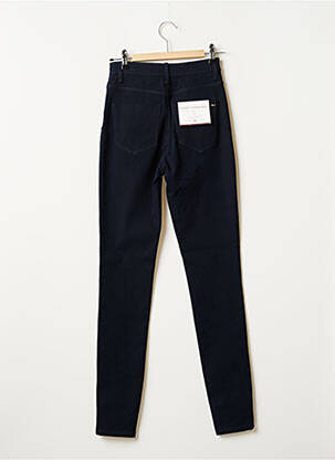 Pantalon slim broderie rivets taille haute bleu TOMMY HILFIGER femme