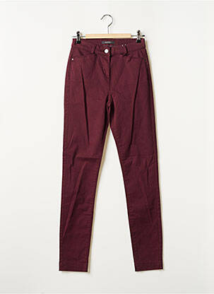 Pantalon slim taille haute taille haute violet ESPRIT femme